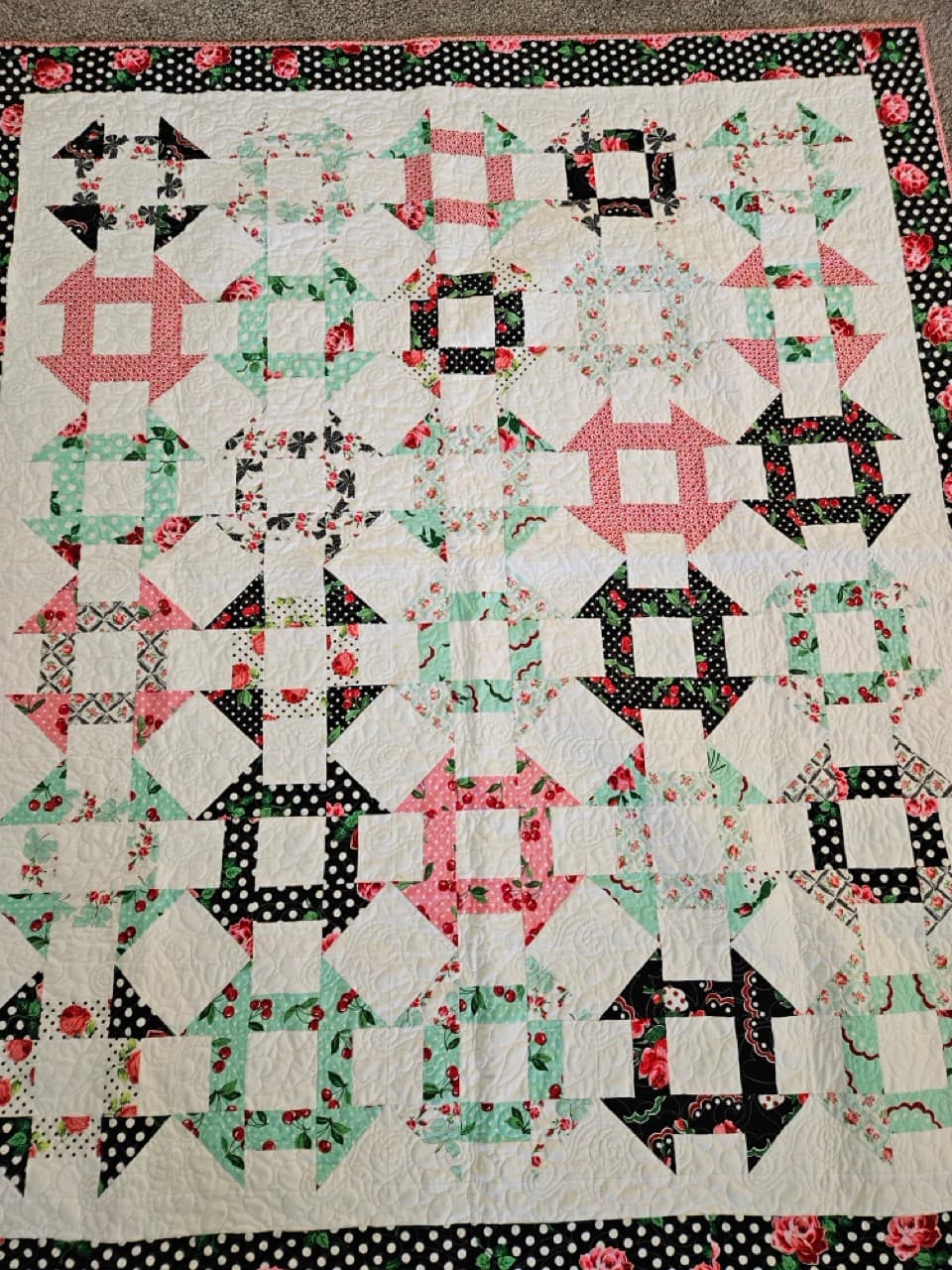 Handmade Twin-Size Quilt